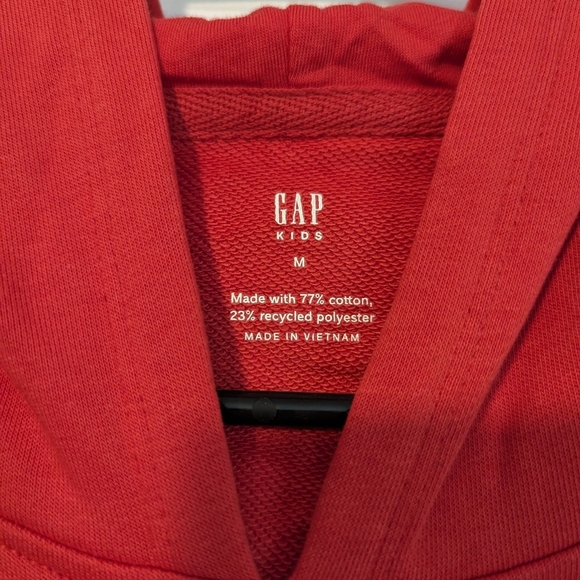 NWT Gap Cropped Red Girls Size M (8) Sweatshirt - Picture 2 of 3